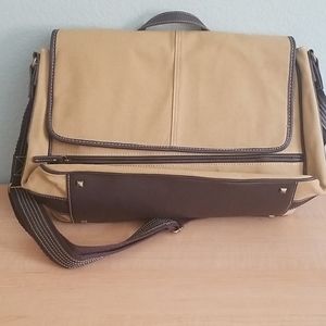 Canvas Brown Messenger Bag